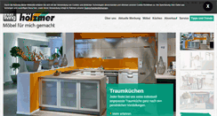 Desktop Screenshot of moebel-hoelzmer.de